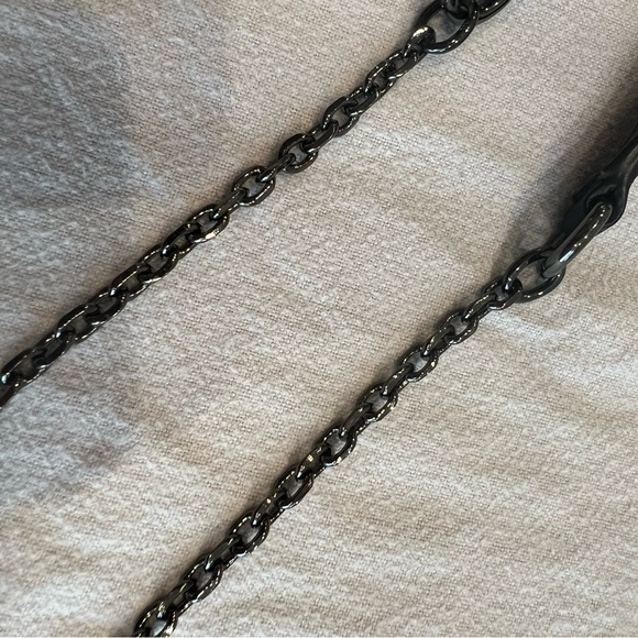 Tory Bursh Black Crystal Adele Hardshell Clutch - Picture 7 of 13